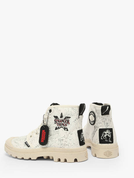 Enkellaarsjes Palladium Wit women 74497180 ander zicht 3